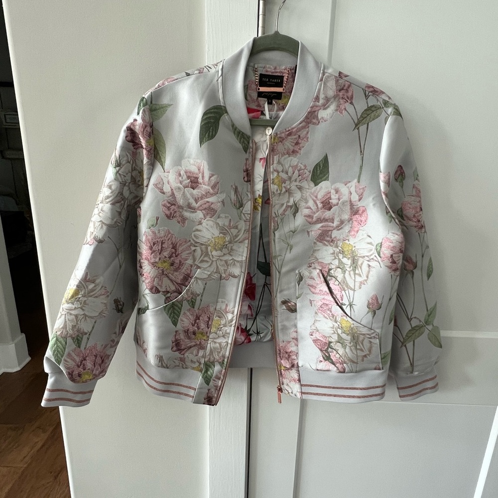 Ted Baker bomber jacket size 8